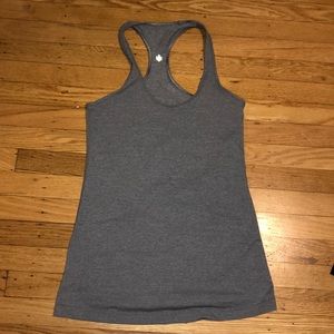 Gray lululemon tank top